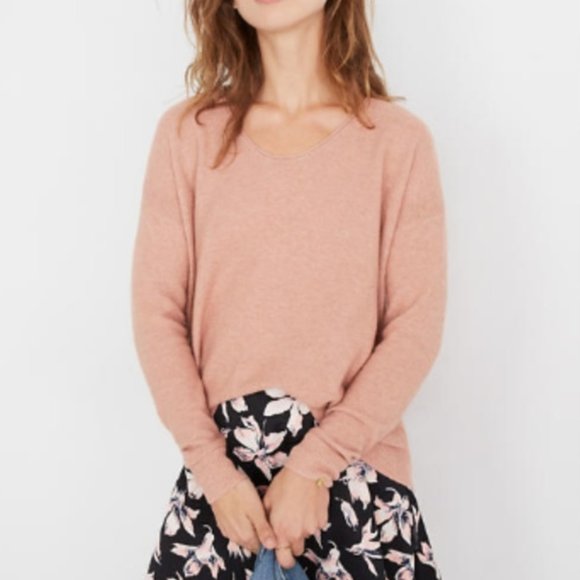 NWT Madewell Kimball Pullover Sweater Rose XS - Picture 7 of 7